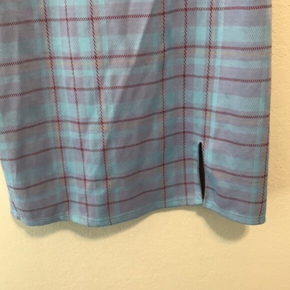 Just Polly Sleeveless Plaid Mini Dress - Picture 6 of 13